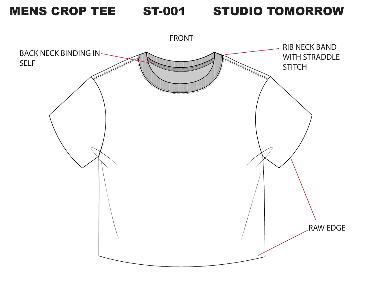 Girls Need Guidance garment tech pack