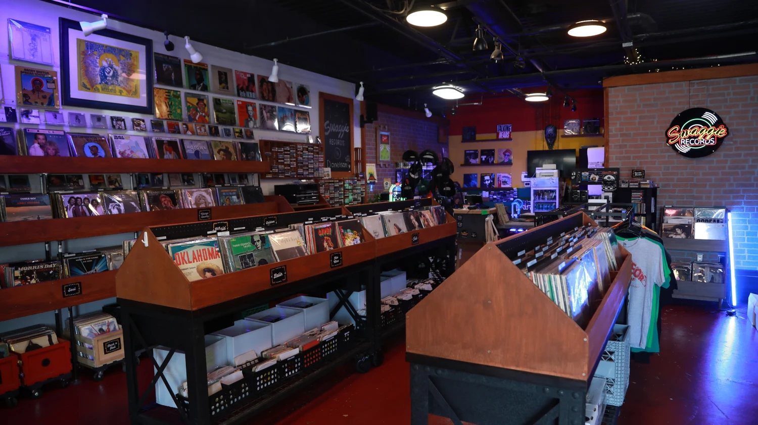 Swaggie Records store environment