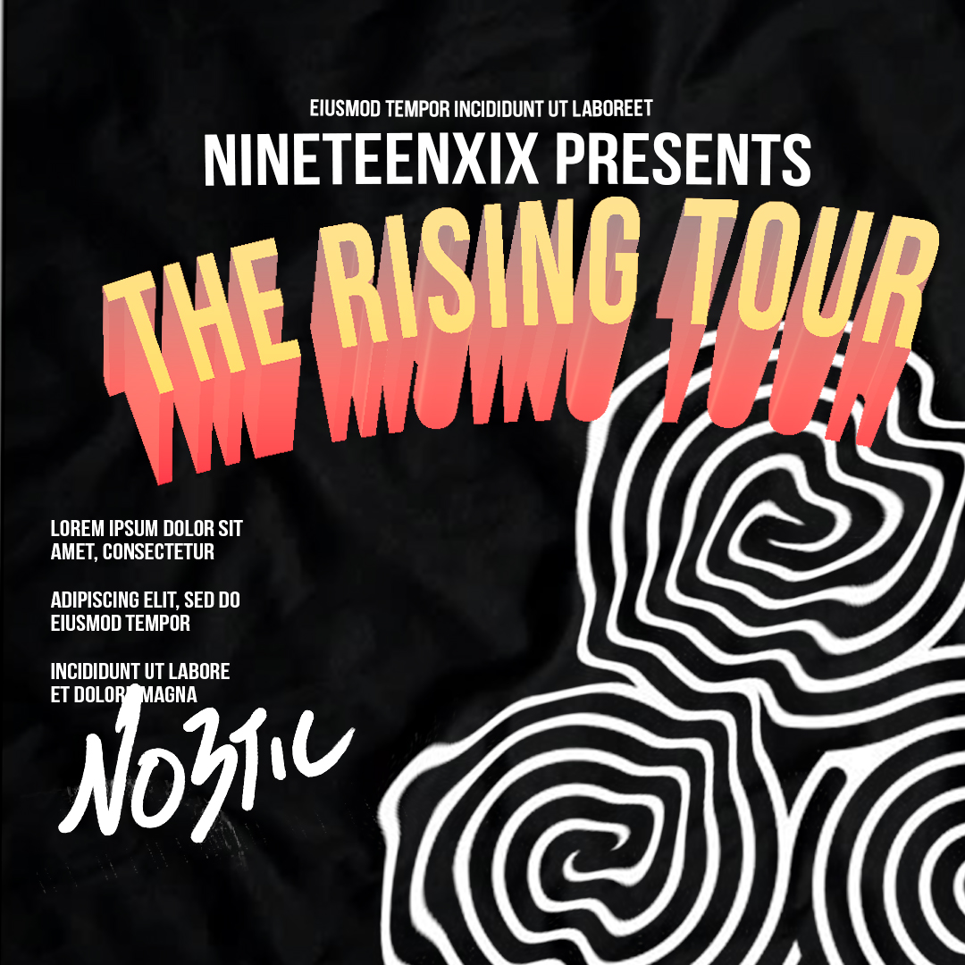 Noe Rising Tour graphic exploration