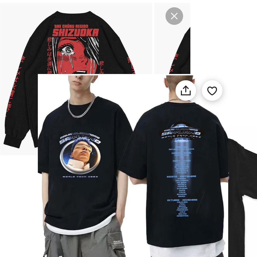 Graphic t-shirt print and placement reference